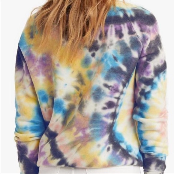 MOTHER Tie Dye Hugger Sweatshirt Crewneck Sweater - Picture 3 of 11